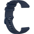 Pasek Silikonowy 18mm do Garmin Vivomove 3S / Vivoactive 4S, Dark Blue