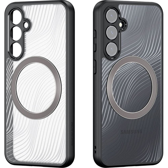 Puzdro DuxDucis pre Samsung Galaxy S23 FE, Aimo Case, pre MagSafe, transparentné / čierne