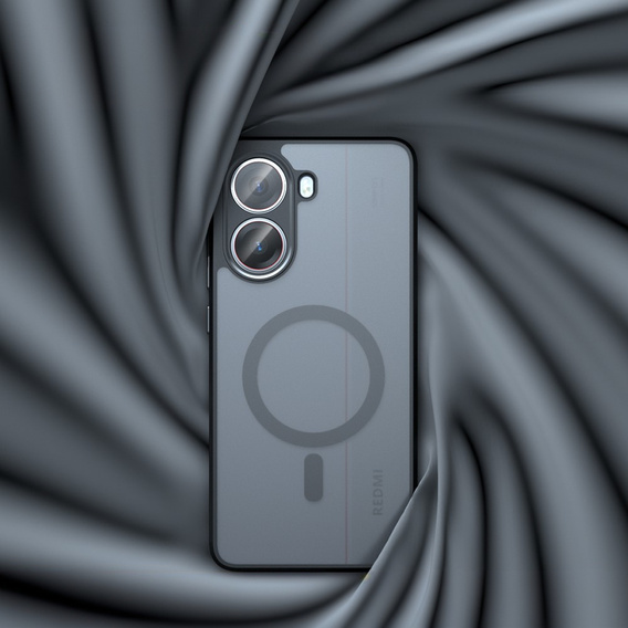 Puzdro pre Xiaomi Poco X7 Pro 5G, pre MagSafe, ERBORD Matt Case, čierny