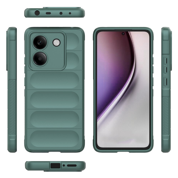 Obal na mobil pre Xiaomi Poco M7 Pro 5G, Gaming Shockproof, zelený