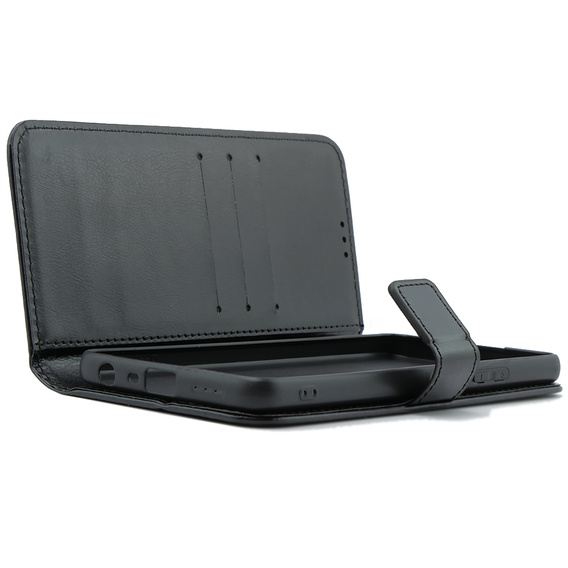 Klapkové puzdro pre Oppo A38 4G / Oppo A18 4G, Crazy Horse Wallet, čierne