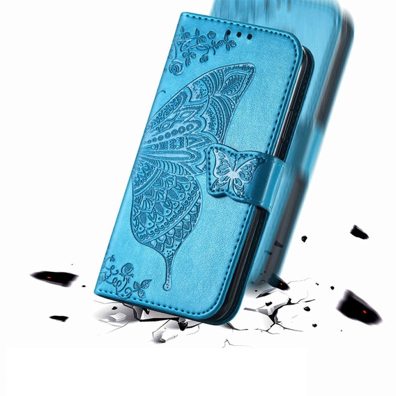 Klapkové puzdro pre OnePlus Nord CE4 Lite, Butterfly, modré