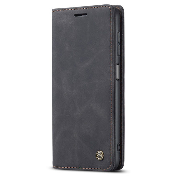 CASEME puzdro pre Samsung Galaxy A04S / A13 5G, Leather Wallet Case, čierne