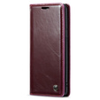 CASEME flipové puzdro pre Samsung Galaxy S9+ Plus, Waxy Textured, červené