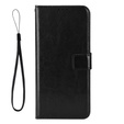 Klapkové puzdro pre Xiaomi Redmi A5, Crazy Horse Wallet, čierne