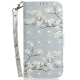 Klapkové puzdro pre Infinix Hot 40i, Wallet, Magnolia Flowers sivé