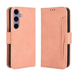 Klapkové puzdro pre Samsung Galaxy S25 FE, Card Slot, ružové