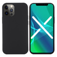 Obal na mobil pre iPhone 13 Pro, Silicone MagSafe, čierne