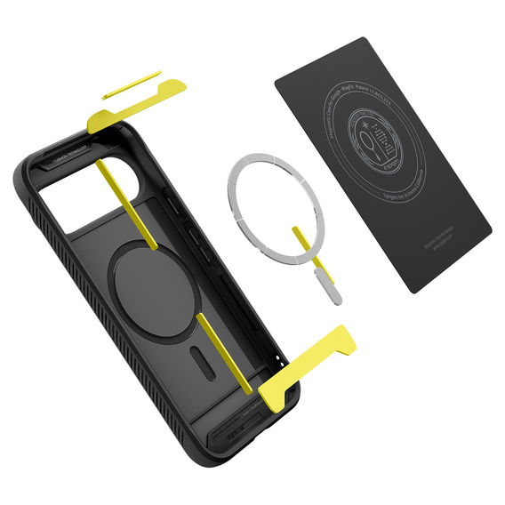 Puzdro Spigen Rugged Armor MagSafe pre Google Pixel 10 Pro XL, čierne
