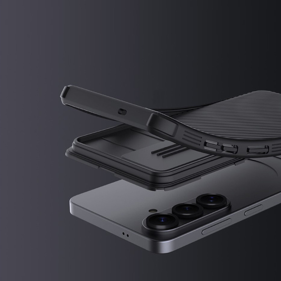 Puzdro NILLKIN Camshield Pro s krytom fotoaparátu pre Samsung Galaxy S26 Ultra, čierne