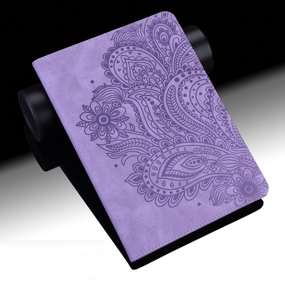 Puzdro s chlopňou pre Xiaomi Redmi Pad SE 11", flower, fialové