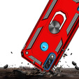Pancierované obal na mobil pre Motorola Moto E7 Power / E7i Power, Nox Case Ring, červené