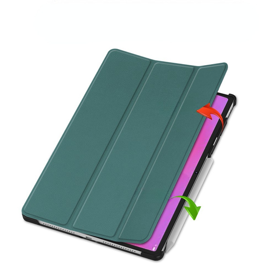 Puzdro pre Lenovo Yoga Tab Plus, Smartcase, zelený