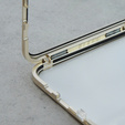 Magnetické puzdro Dual Glass MagSafe pre iPhone 11, zlaté