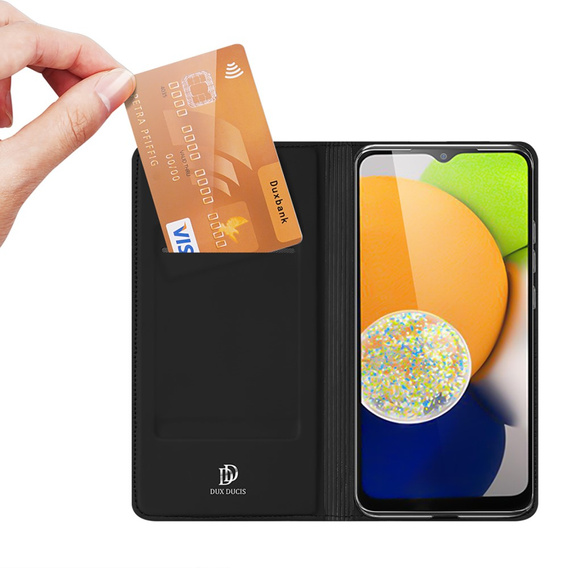 Dux Ducis Obal na mobil pre Samsung Galaxy A03, Skinpro, čierne