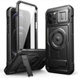 Pancierované puzdro pre iPhone 12 Pro Max, Dexnor CamProtect MagSafe, čierne