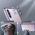 Ochranné puzdro na fotoaparát pre Samsung Galaxy Note 10+ Plus, CamShield MagSafe, transparentné / fialové
