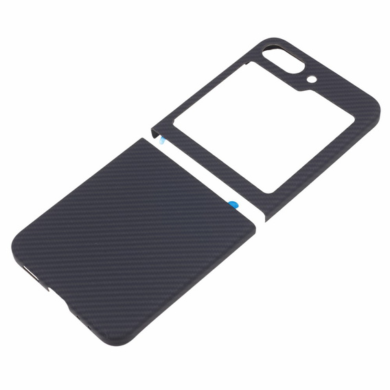 Puzdro pre Samsung Galaxy Z Flip7 FE / Z Flip6, Aramid Fiber Cover, čierne