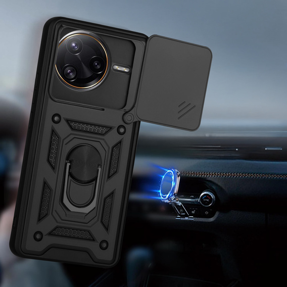 Obal na mobil pre Xiaomi Poco F7 Ultra, CamShield Slide, čierne
