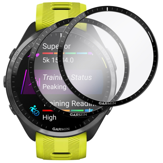 2x hybridné sklo ERBORD pre Garmin Forerunner 965