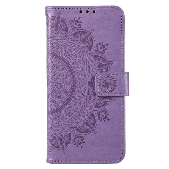 Klapkové puzdro pre Motorola Moto G73 5G, Mandala Flower, fialové