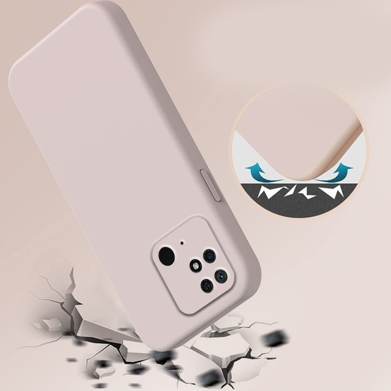 Obal na mobil pre Xiaomi Redmi 10C, Silicone Lite, ružové
