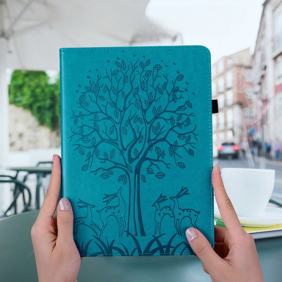 Puzdro s chlopňou pre Huawei MatePad SE 10.4, tree, modré