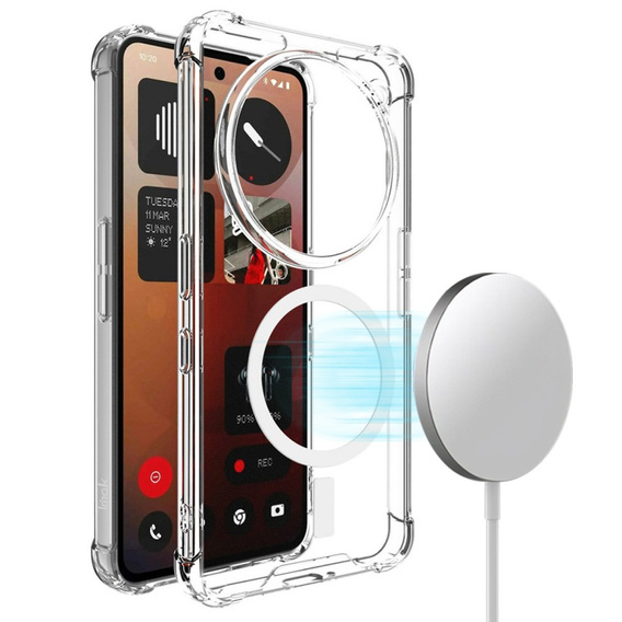 IMAK Obal na mobil pre Nothing Phone 3a Pro, Dropproof, priehľadné