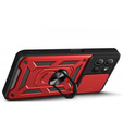 Obal na mobil pre Motorola Moto G15 / Motorola Moto G15 Power, CamShield Slide, červené