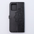 Klapkové puzdro pre Motorola Moto G54 5G, Mandala, čierne