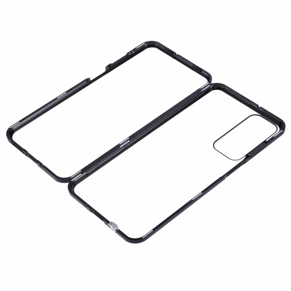 Puzdro pre Samsung Galaxy A16, Magnetic Dual Glass, čierne
