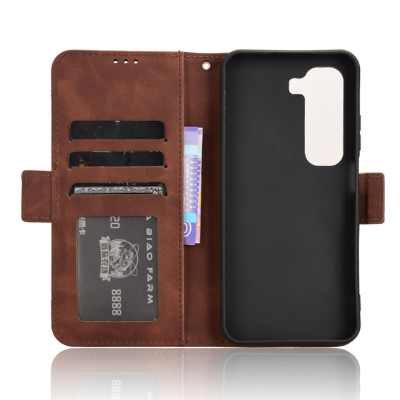 Klapkové puzdro pre Infinix Hot 50 4G, Card Slot, hnedé