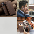 CASEME puzdro pre Samsung Galaxy S20 FE, Leather Wallet Case, hnedé