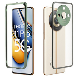 Puzdro pre Realme 11 Pro 5G / Pro+ 5G, Frame Case, zelený