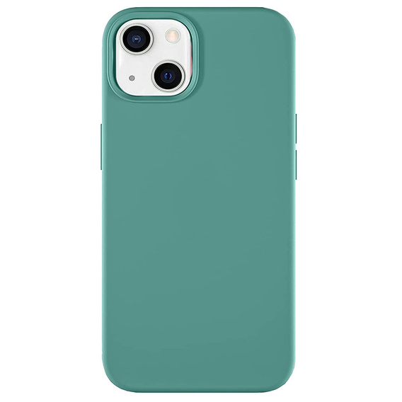 Obal na mobil pre iPhone 14, Silicone Lite, zelený