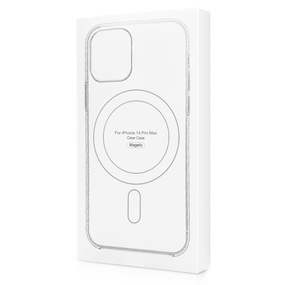 Silikónové puzdro Mag Cover fialové pre iPhone 14 Pro Max