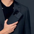 Puzdro pre Samsung Galaxy S23 Ultra, pancierované Nillkin, CamShield Pro, čierne