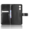 Klapkové puzdro pre Oppo A17, Crazy Horse Wallet, čierne