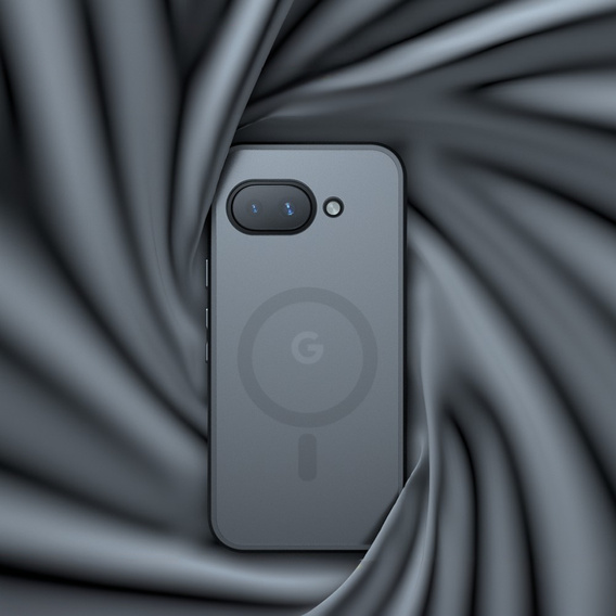 Puzdro pre Google Pixel 9A, pre MagSafe, ERBORD Matt Case, čierny