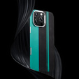 Puzdro pre iPhone 16 Pro Max, Carbon Fiber MagSafe, čierna / modrá