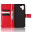 Klapkové puzdro pre Xiaomi Redmi A1 4G / A2 4G, Crazy Horse Wallet, červené