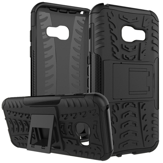 Obal na mobil pre Samsung Galaxy A3 2017, Tire Armor, čierne