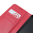 Klapkové puzdro pre Oppo A58 4G, Crazy Horse Wallet, červené