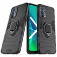 Obal na mobil pre Realme GT Master Edition, Kickstand Ring, čierne