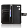 Klapkové puzdro pre OnePlus Nord CE5, Crazy Horse Wallet, čierne