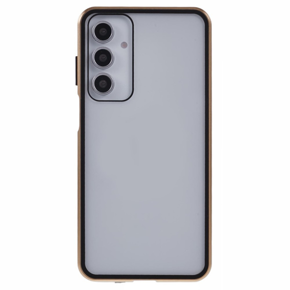 Puzdro pre Samsung Galaxy A16, Magnetic Dual Glass, zlaté