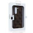 GUESS Obal na mobil pre Samsung Galaxy Z Fold 5, 4G Charms Collection Hardcase, hnedé