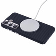 Puzdro pre Samsung Galaxy S25+ Plus, Carbon Fiber MagSafe, čierne