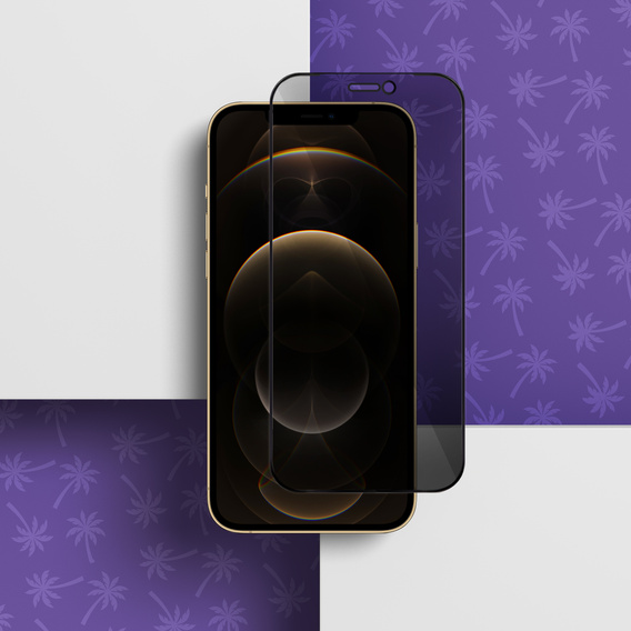 Tmavé sklo na ochranu súkromia Shy Palm pre iPhone 12 Pro Max