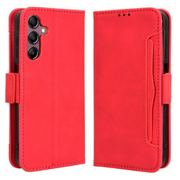 Klapkové puzdro pre Samsung Galaxy A15 4G / 5G, Card Slot, červené